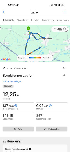 Garmin Connect: Die Traningsanalyse lässt kaum Wünsche offen. (Bild: Garmin / Screenshot: Golem)